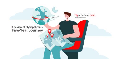 the infographic report by flysepehran